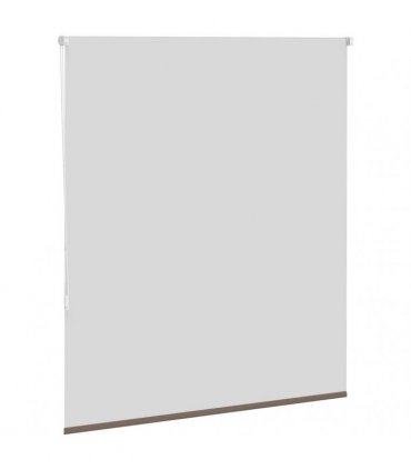 vidaXL Roller Blind Blackout Coffee 125x130 cm Fabric Width 121.6 cm Polyester