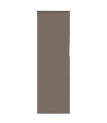 vidaXL Roller Blind Blackout Coffee 45x150 cm Fabric Width 40.7 cm Polyester