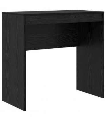 vidaXL Desk with Drawer with Shelf with Storage 2 pcs Black Oak