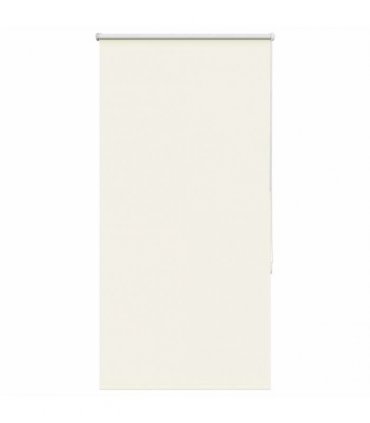 vidaXL Roller Blind Blackout Off White 85x150 cm Fabric Width 80.7 cm Polyester