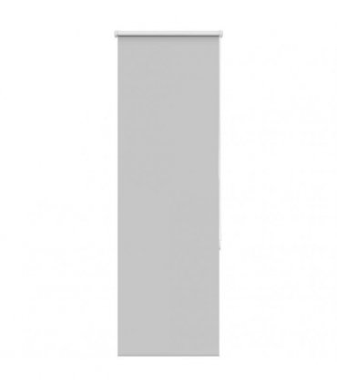 vidaXL Roller Blind Blackout Light Grey 40x150 cm Fabric Width 35.7 cm Polyester