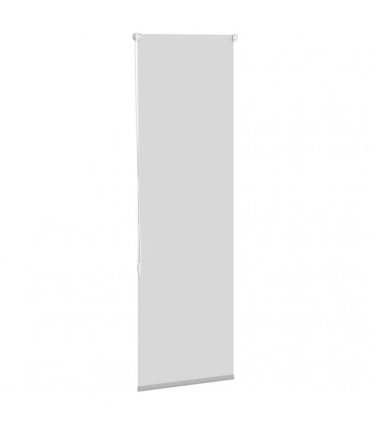 vidaXL Roller Blind Blackout Light Grey 40x150 cm Fabric Width 35.7 cm Polyester