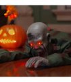 vidaXL Halloween Crawling Zombie Green 112 x 25.5 x 21.5 cm Polyester