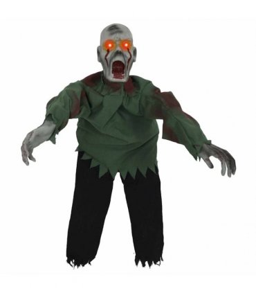 vidaXL Halloween Crawling Zombie Green 112 x 25.5 x 21.5 cm Polyester