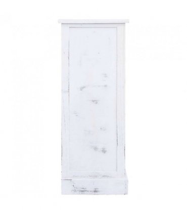 vidaXL Drawer Cabinet | White | Paulownia wood | Medium | Drawer Cabinet