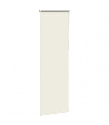 vidaXL Roller Blind Blackout Off White 40x150 cm Fabric Width 35.7 cm Polyester