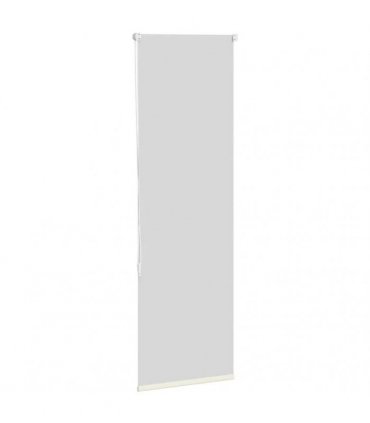 vidaXL Roller Blind Blackout Off White 40x150 cm Fabric Width 35.7 cm Polyester