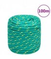 vidaXL Boat Rope Green 18 mm 100 m Polypropylene