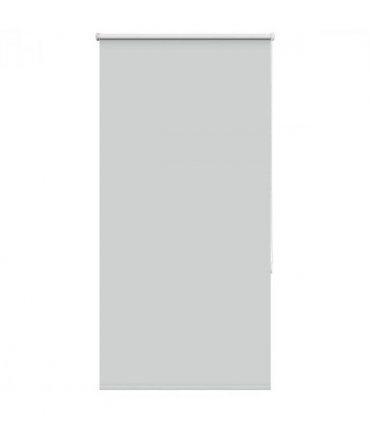 vidaXL Roller Blind Blackout Light Grey 90x130 cm Fabric Width 85.7 cm Polyester