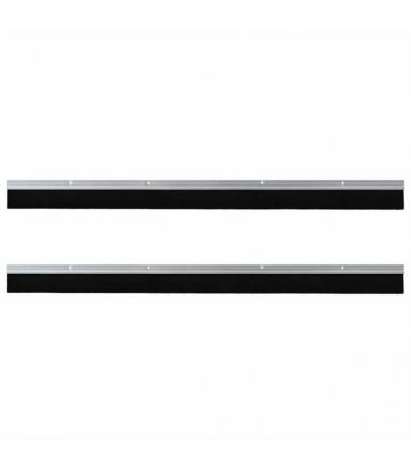 vidaXL Screw-on Door Brush Seals 2 pcs Silver 100 cm Aluminium Alloy