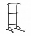 vidaXL Power Tower Dip Station Manual Black 102 x 95 x 210 cm