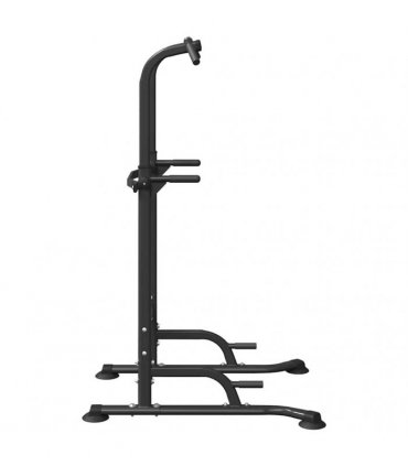 vidaXL Power Tower Dip Station Manual Black 102 x 95 x 210 cm