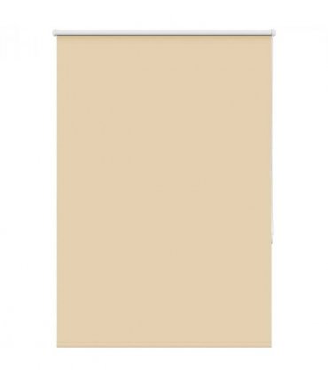 vidaXL Roller Blind Blackout Beige 105x175 cm Fabric Width 100.7 cm Polyester
