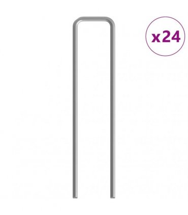vidaXL Rabbit Cage Silver 600 x 78 x 78 cm Galvanised Steel