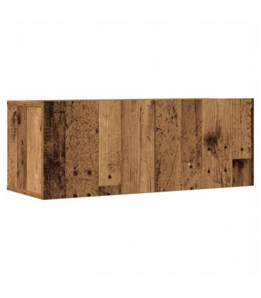 vidaXL 7 Piece TV Cabinet Set Wall-mounted Old Wood Engineered Wood