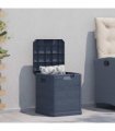 vidaXL Garden Storage Box 90 L Anthracite