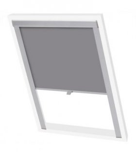 vidaXL Blackout Roller Blind Grey FK06 GGL and GGU