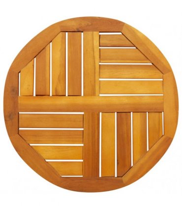 vidaXL Table Top Ø50x2 cm Round Solid Wood Acacia