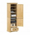 vidaXL Wardrobe Corona 55x38x170 cm Solid Wood Pine