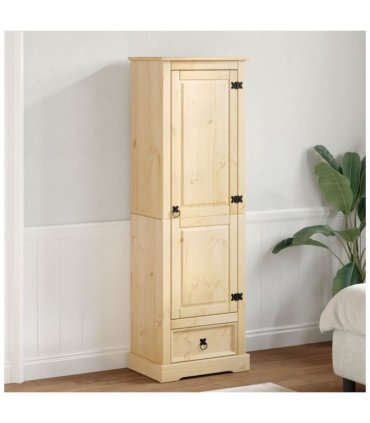 vidaXL Wardrobe Corona 55x38x170 cm Solid Wood Pine
