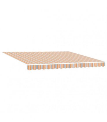 vidaXL Retractable Awning Manual Multicolour 400 x 300 cm