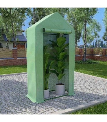 vidaXL Greenhouse | Green | PE mesh fabric | Small | Durable | Greenhouse
