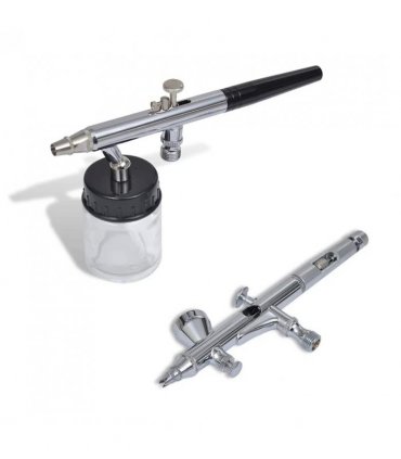 Airbrush Set with 2 Spray Guns