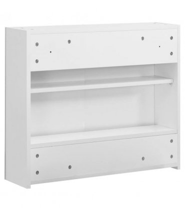 vidaXL Bathroom Mirror Cabinet White 80x15x60 cm MDF