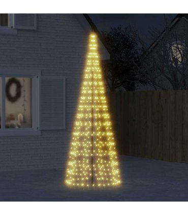 vidaXL LED Christmas Tree 550 LEDs Warm White 300 cm