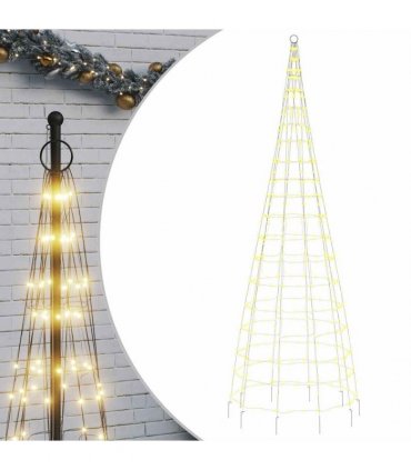 vidaXL LED Christmas Tree 550 LEDs Warm White 300 cm