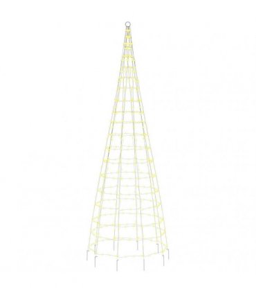 vidaXL LED Christmas Tree 550 LEDs Warm White 300 cm