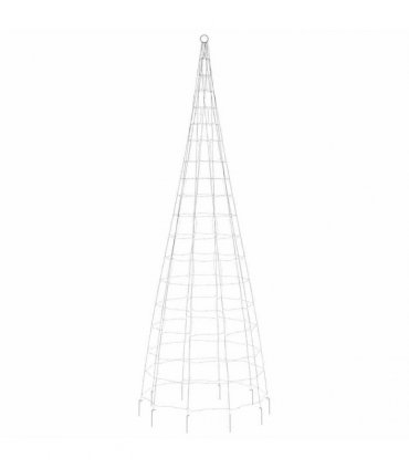 vidaXL LED Christmas Tree 550 LEDs Warm White 300 cm