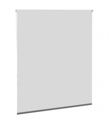 vidaXL Roller Blind Blackout Grey 135x175 cm Fabric Width 131.6 cm Polyester