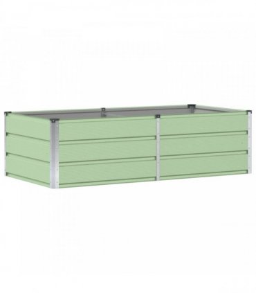 vidaXL Planter Green 160 x 80 x 45 cm Steel