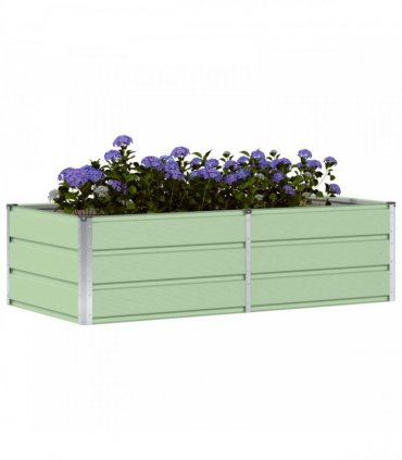 vidaXL Planter Green 160 x 80 x 45 cm Steel