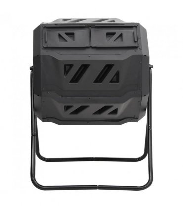vidaXL Garden Compost Bin Black 73x64x95 cm 160 L