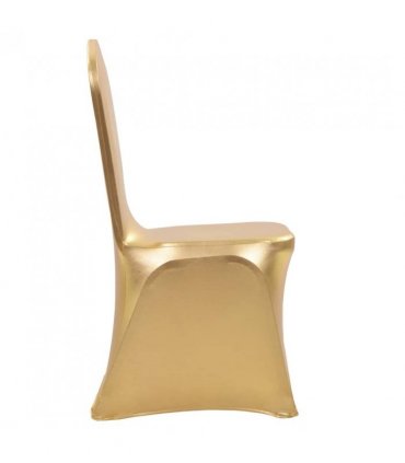 vidaXL 6 pcs Chair Covers Stretch Gold