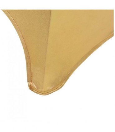 vidaXL 6 pcs Chair Covers Stretch Gold