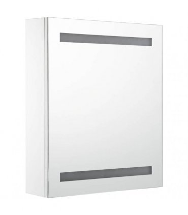 vidaXL LED Bathroom Mirror Cabinet 50x13.5x60 cm