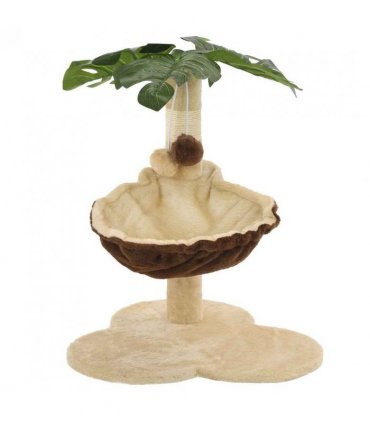 vidaXL Cat Tree with Sisal Scratching Post 50 cm Beige and Brown