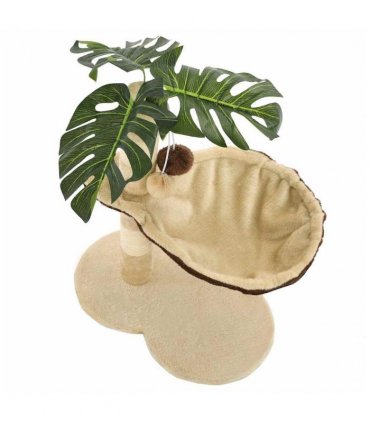 vidaXL Cat Tree with Sisal Scratching Post 50 cm Beige and Brown