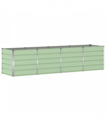 vidaXL Planter Green 320 x 80 x 75 cm Steel