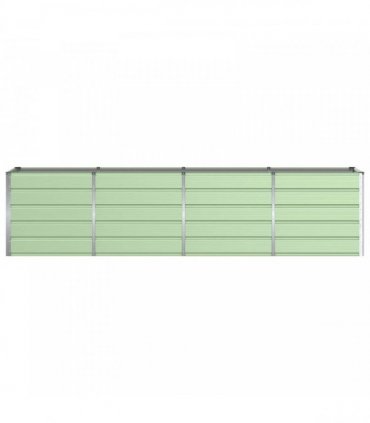 vidaXL Planter Green 320 x 80 x 75 cm Steel