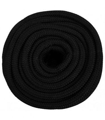 vidaXL Work Rope Black 18 mm 50 m Polyester