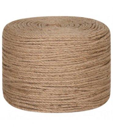 vidaXL Jute Rope 100 m Long 4 mm Thick
