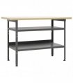 vidaXL Workbench Grey 120x60x85 cm Steel