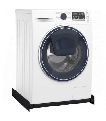 vidaXL Washing Machine Intermediate Shelf Black 60 x 60 x 8 cm Steel