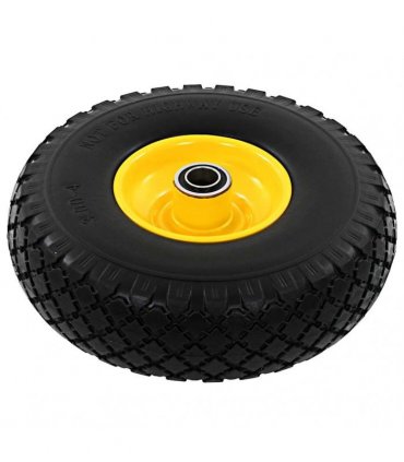 vidaXL Sack Truck Wheels 2 pcs Solid PU 3.00-4 (260x85)