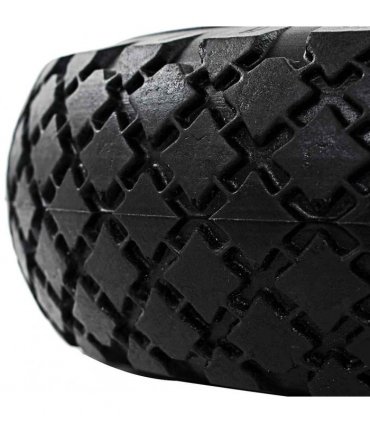 vidaXL Sack Truck Wheels 2 pcs Solid PU 3.00-4 (260x85)