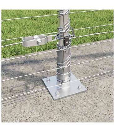 vidaXL Welded Wire Fence with Concrete Base 50 x 1.2 m Silver Mesh